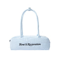 REST & RECREATION -  RR LOGO TERRY SHOULDER BAG - SKYBLUE