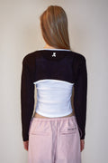 REST & RECREATION -  RR KNIT BOLERO - BLACK