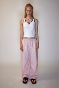 REST & RECREATION -  RR LOGO STRING PANTS - PINK