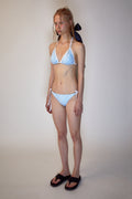 REST & RECREATION -  RR LOGO PATTERN BIKINI - SKYBLUE