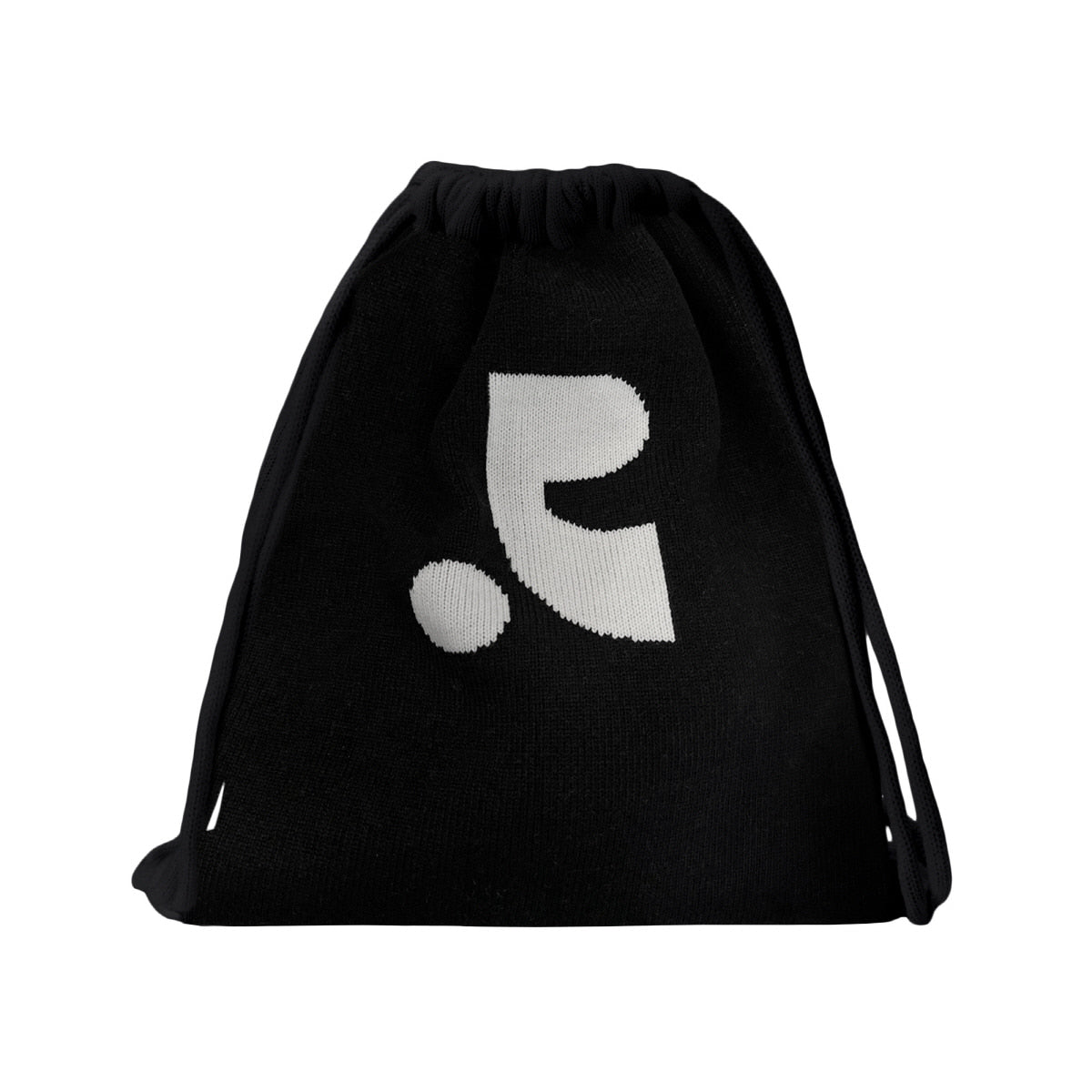 REST & RECREATION -  RR JACQUARD STRING BACKPACK - BLACK