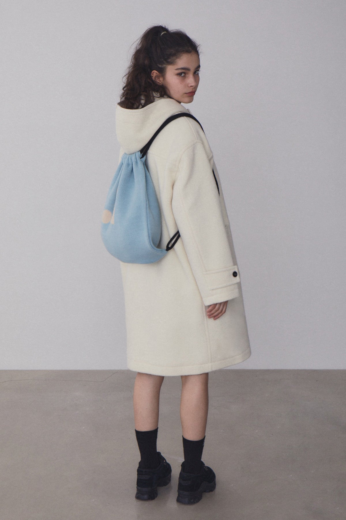 REST & RECREATION -  RR JACQUARD STRING BACKPACK - SKYBLUE