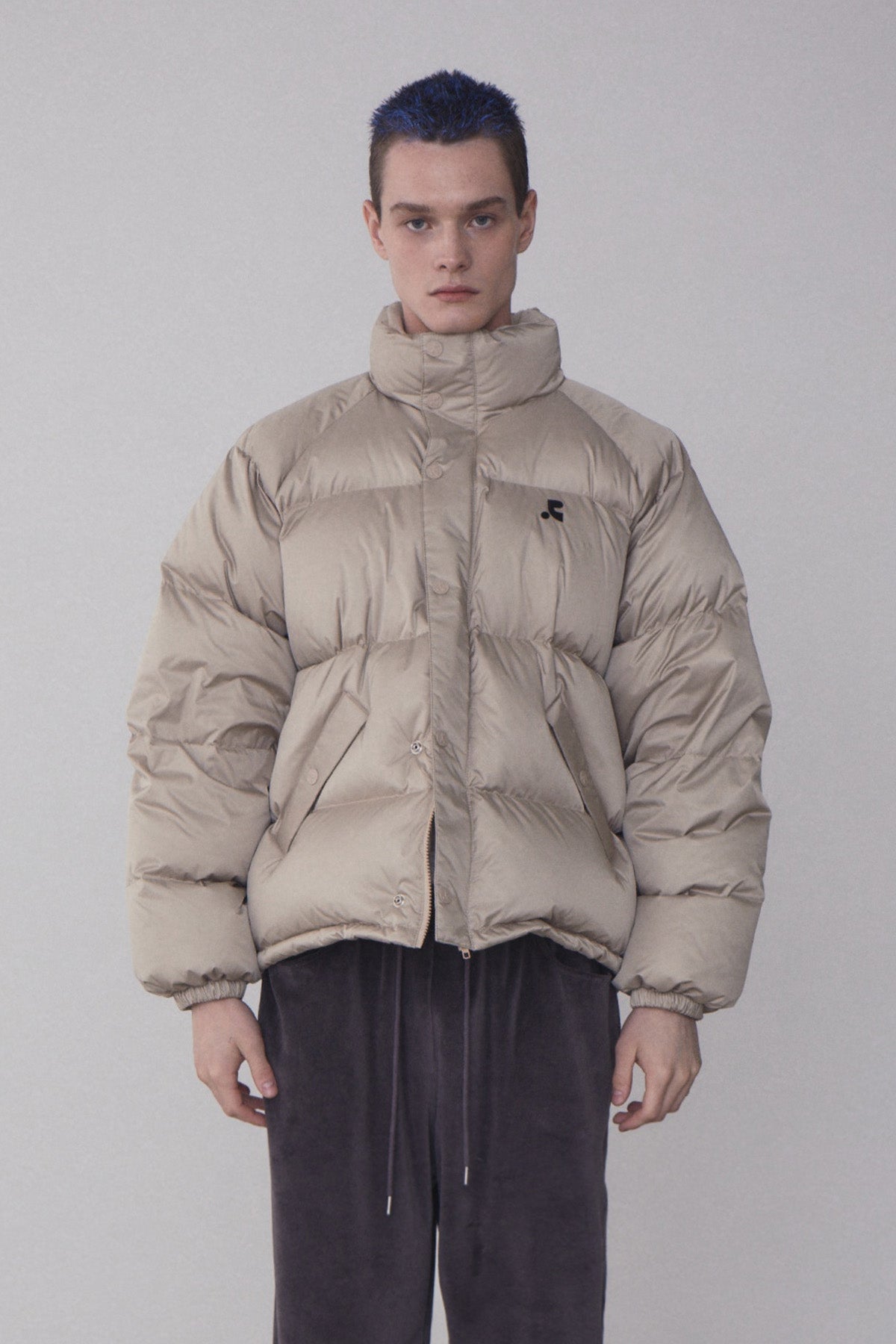 REST & RECREATION -  (M)RR OVERSIZED DOWN JACKET - BEIGE