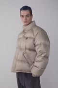 REST & RECREATION -  (M)RR OVERSIZED DOWN JACKET - BEIGE