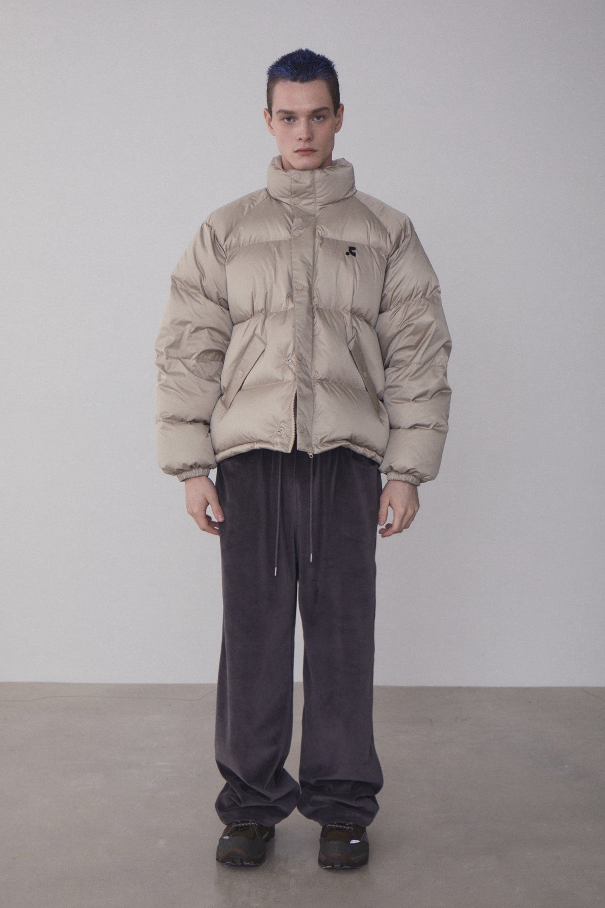 REST & RECREATION -  (M)RR OVERSIZED DOWN JACKET - BEIGE