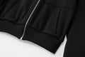 REST & RECREATION -  RR RAGLAN JERSEY JACKET - BLACK