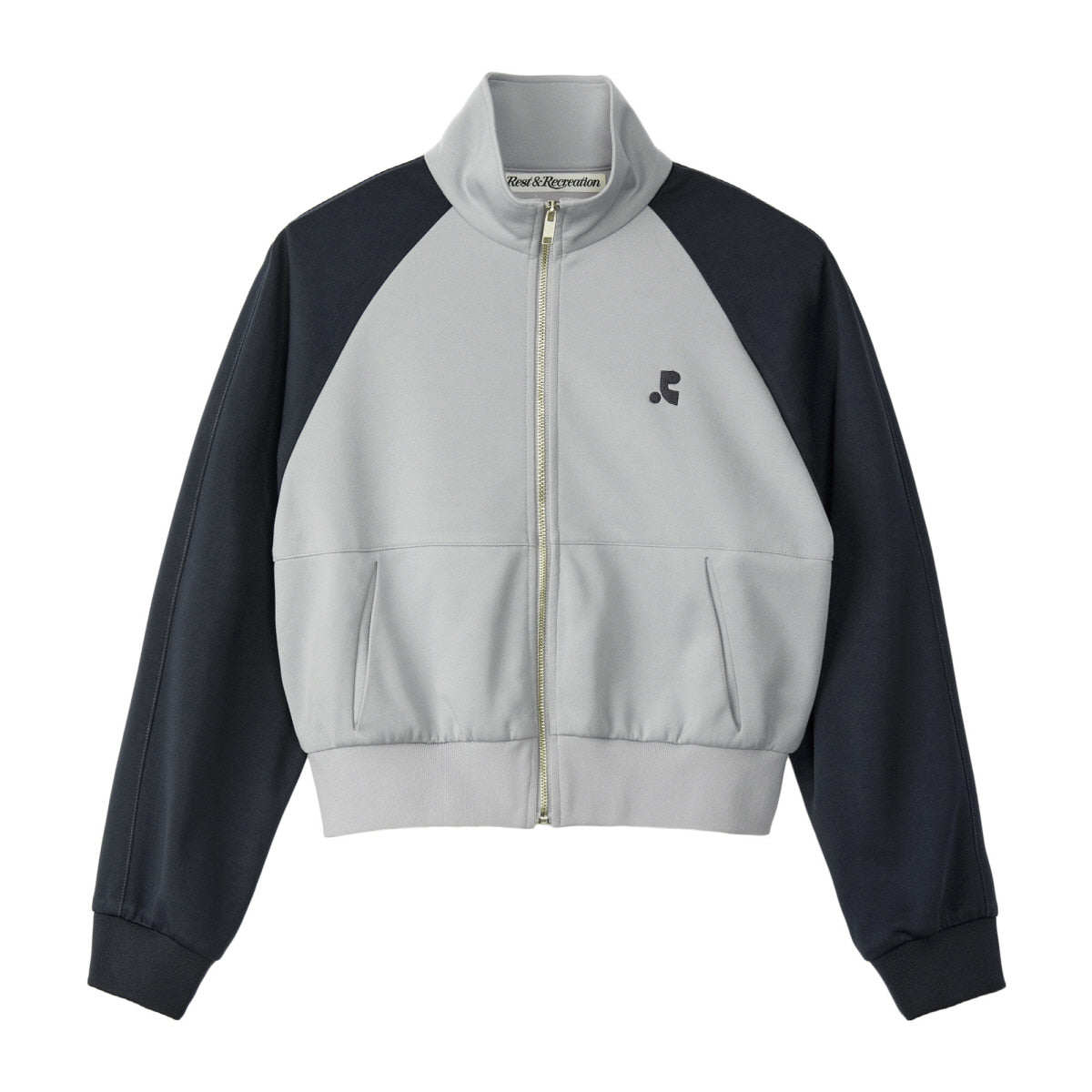 REST & RECREATION -  RR RAGLAN JERSEY JACKET - GREY