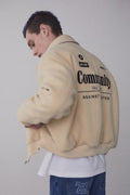 REST & RECREATION -  RR COMMUNITY BOMBER JACKET - IVORY