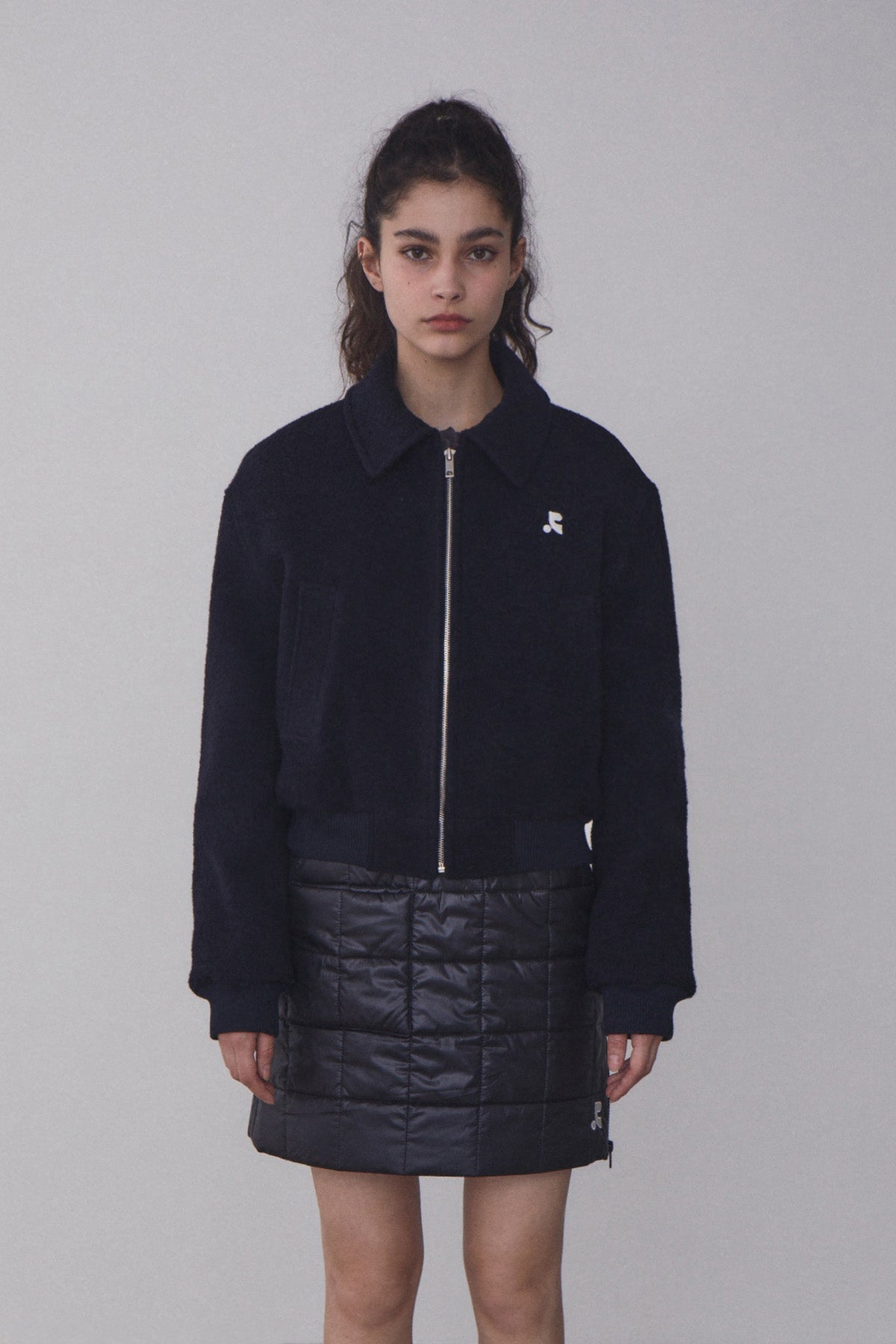 REST & RECREATION -  RR COMMUNITY BOMBER JACKET - NAVY