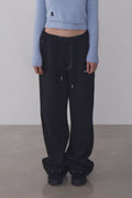 REST & RECREATION -  RR STITCH JOGGER PANTS - BLACK