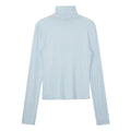 REST & RECREATION -  RR HIGH NECK LONG SLEEVE TOP - SKYBLUE