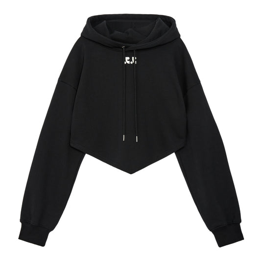 REST & RECREATION -  RR ARROW POINT HOODIE - BLACK