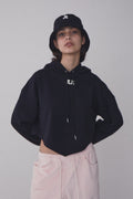 REST & RECREATION -  RR ARROW POINT HOODIE - BLACK