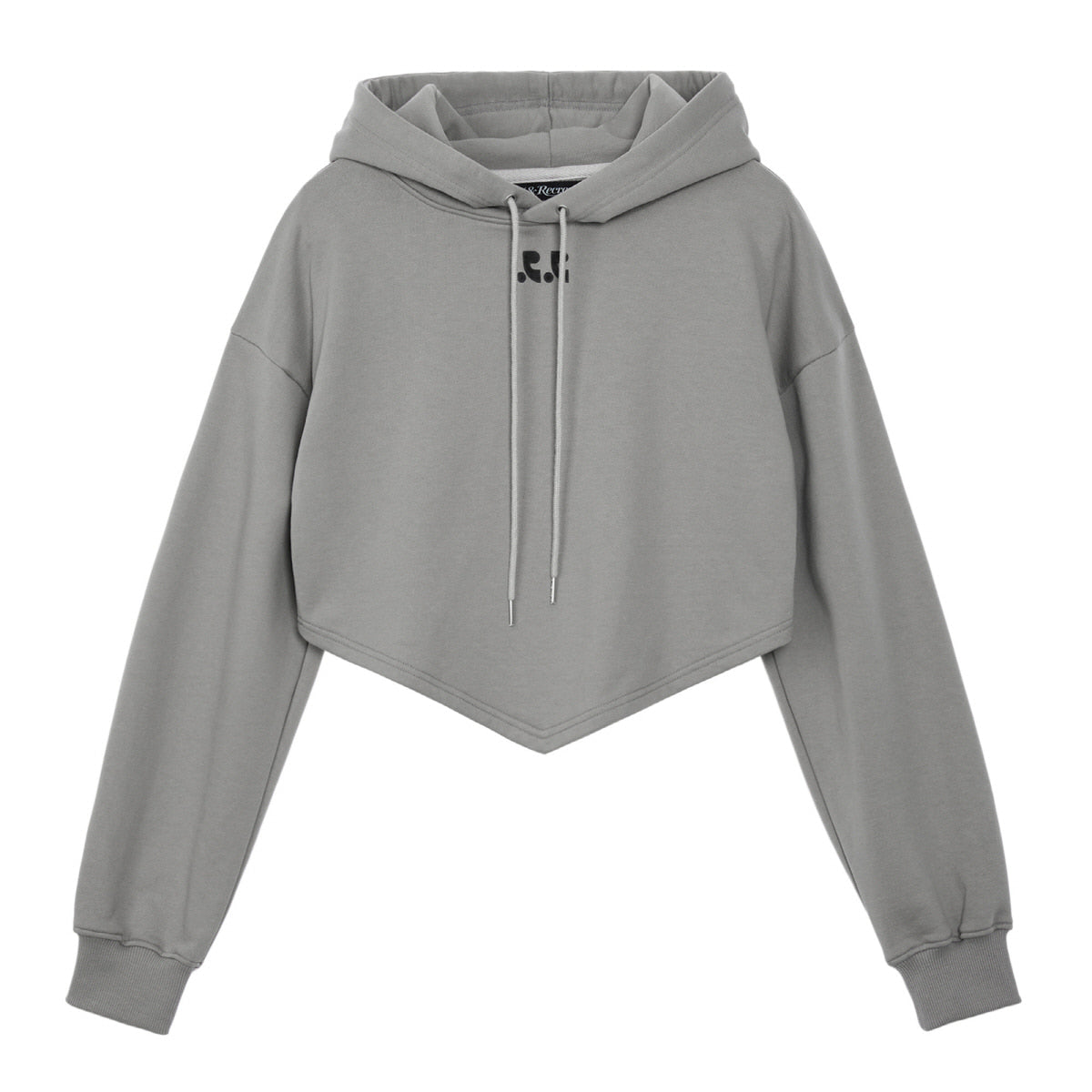 REST & RECREATION -  RR ARROW POINT HOODIE - GREY