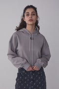 REST & RECREATION -  RR ARROW POINT HOODIE - GREY