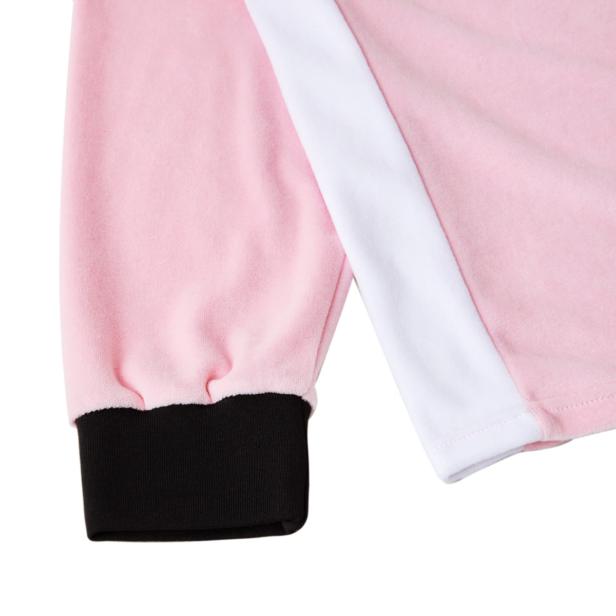 REST & RECREATION -  RR VELVET UNIFORM T-SHIRTS - PINK