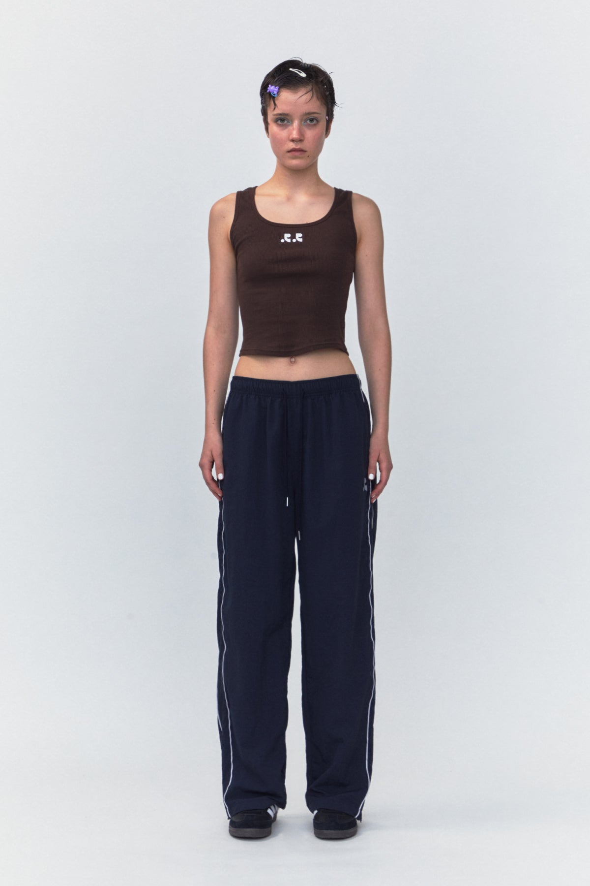 REST & RECREATION -  RR TRIM TRACK PANTS  ( 2 COLOUR )