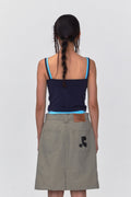 REST & RECREATION -  RR LAYERED SLEEVELESS TOP（ 2 colour）