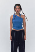 REST & RECREATION -  RR ONE SHOULDER TIE TOP（ 2 colour）