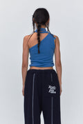 REST & RECREATION -  RR ONE SHOULDER TIE TOP（ 2 colour）