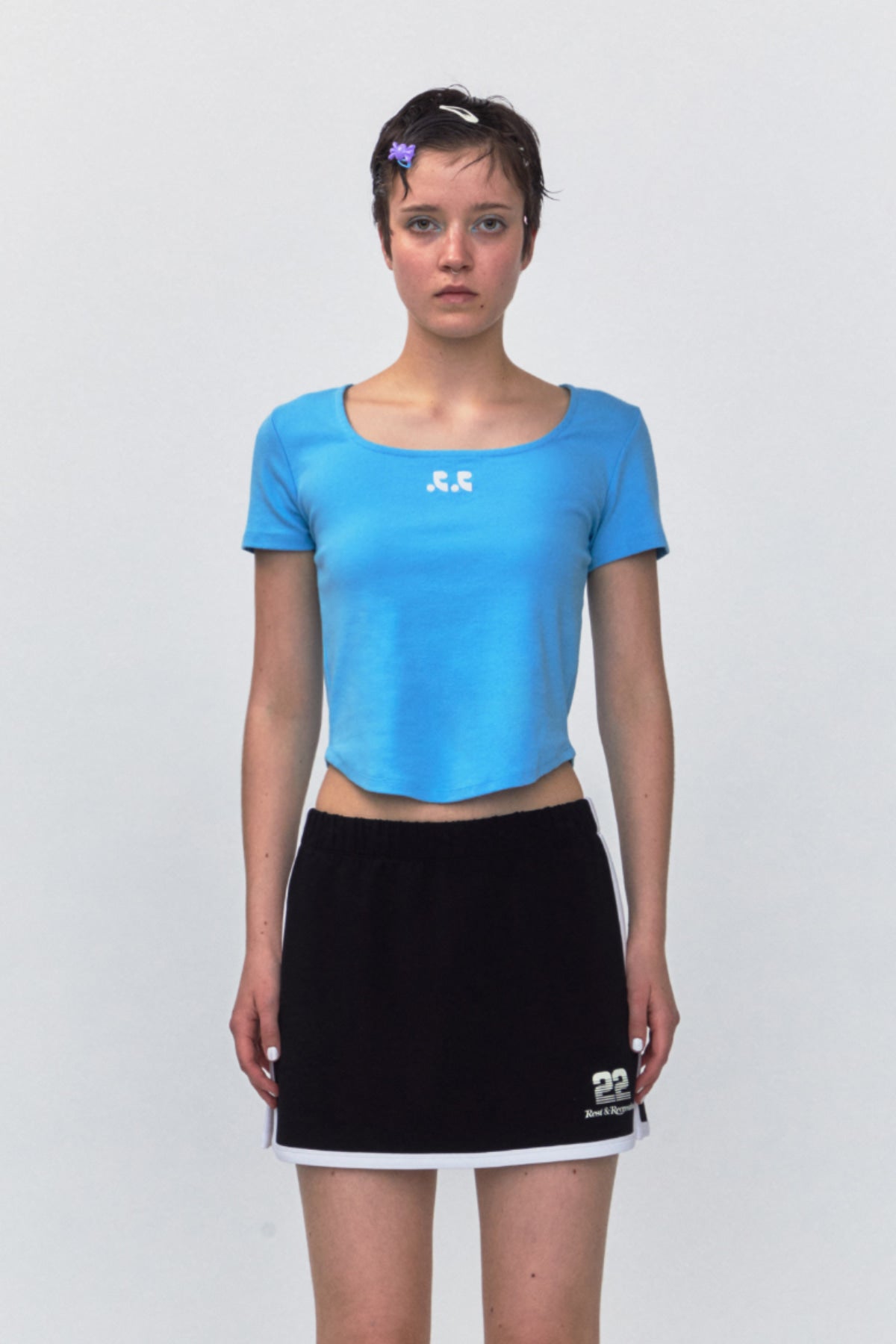 REST & RECREATION -  RR SQUARE NECK TOP（ 5 colour）