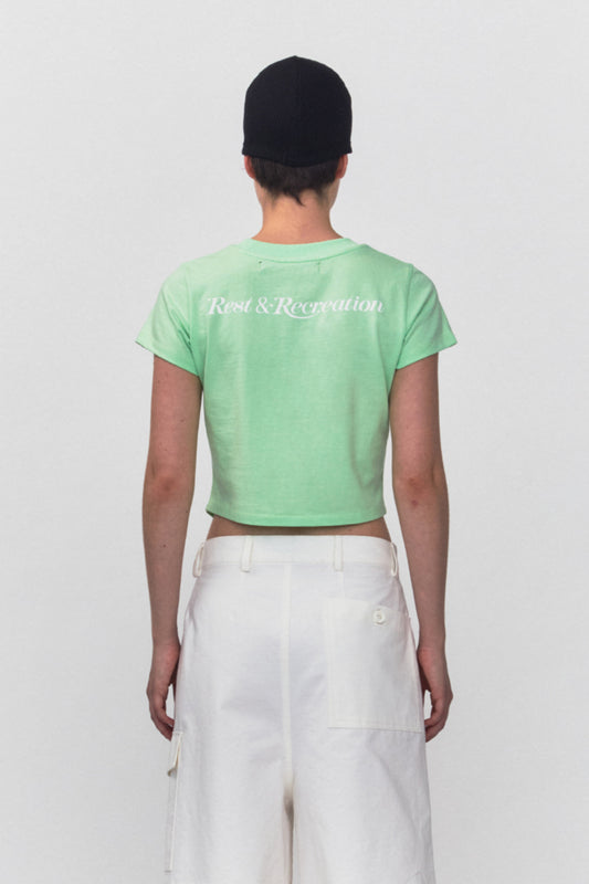 REST & RECREATION -  RR ARROW POINT TO Light green