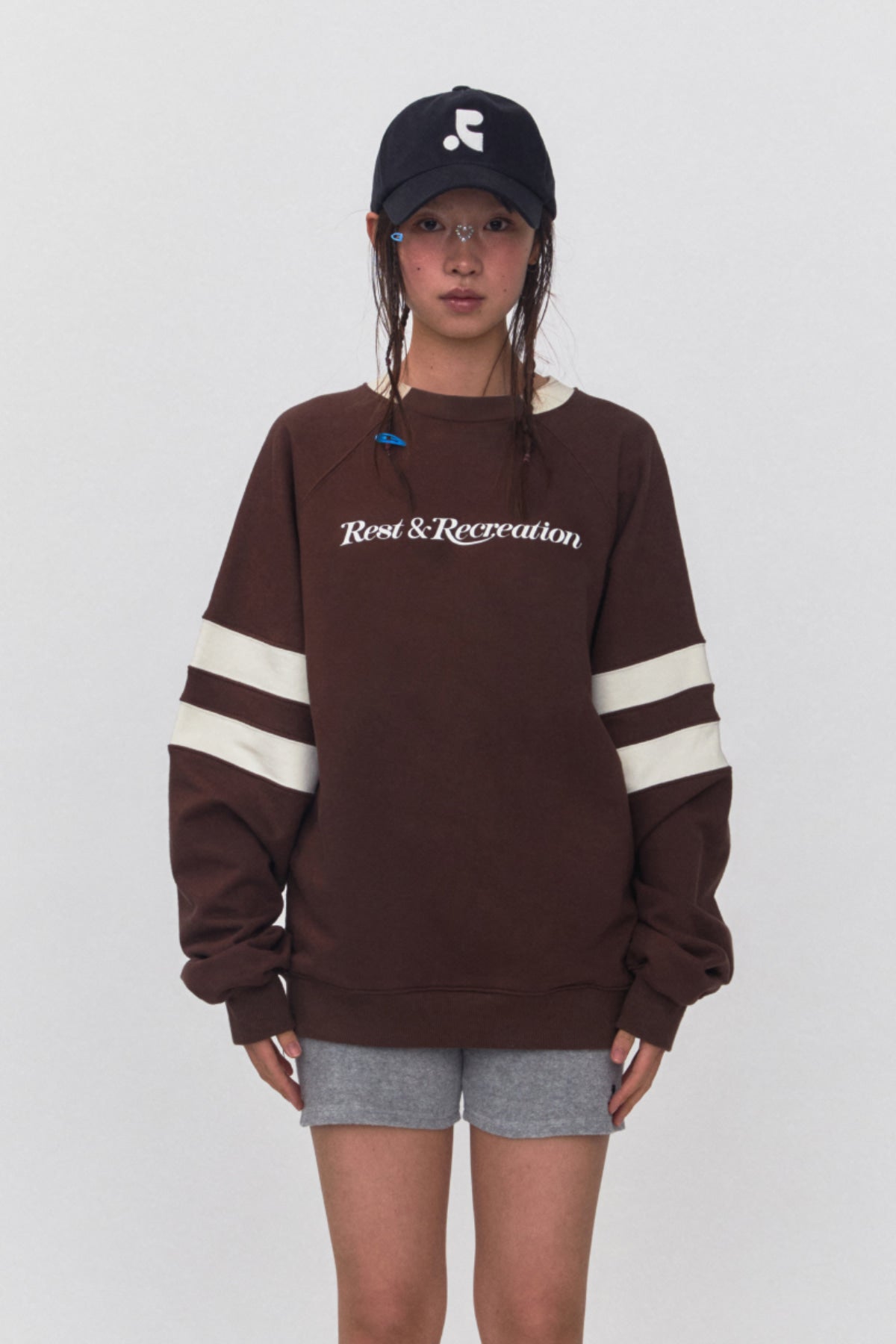 REST & RECREATION -  RR OVERSIZED RAGLAN SWEATSHIRT（ 3 colour）