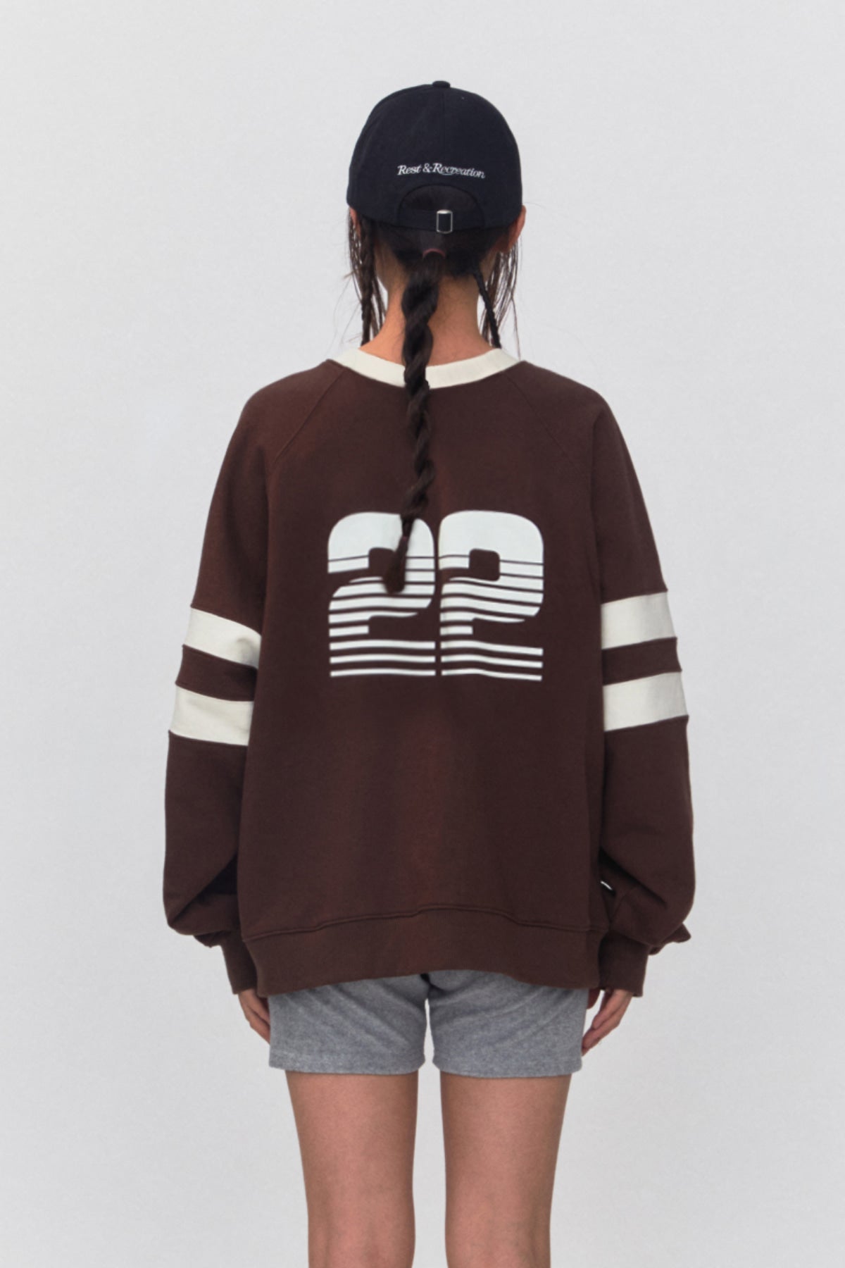 REST & RECREATION -  RR OVERSIZED RAGLAN SWEATSHIRT（ 3 colour）