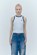 REST & RECREATION -  RACER TANK TOP - SKY BLUE