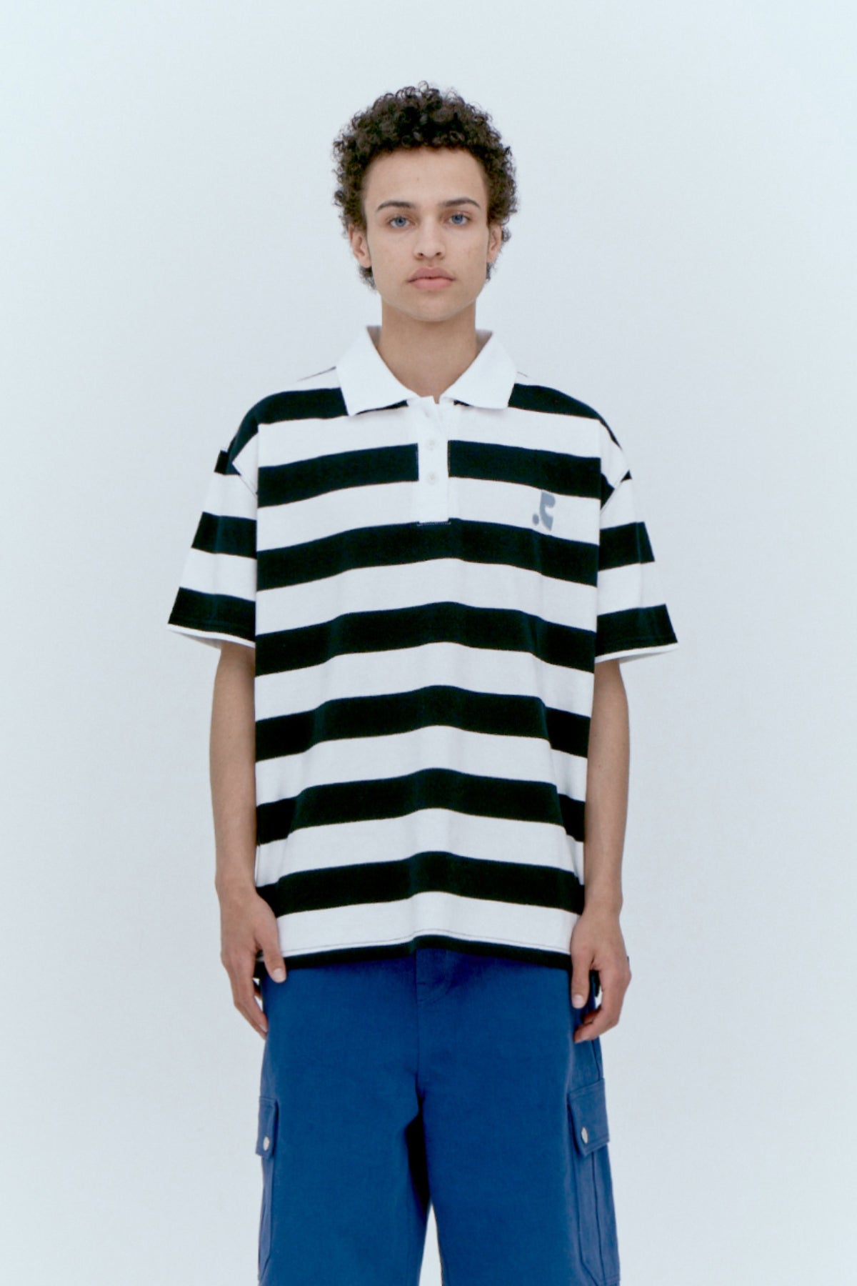 REST & RECREATION -  STRIPE RUGBY T-SHIRT（ 3 colour）