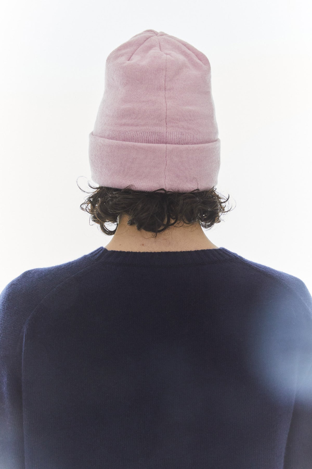 REST & RECREATION -  LOGO FOLDING BEANIE - PINK