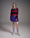 MARDI MERCREDI -  RUGBY SHIRT STRIPE ALUMNI CLASSIQUE_BURGUNDY NAVY