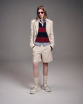 MARDI MERCREDI -  RUGBY SHIRT STRIPE ALUMNI CLASSIQUE_BURGUNDY NAVY