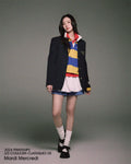 MARDI MERCREDI -  RUGBY SHIRT STRIPE ALUMNI CLASSIQUE_MUSTARD BLUE