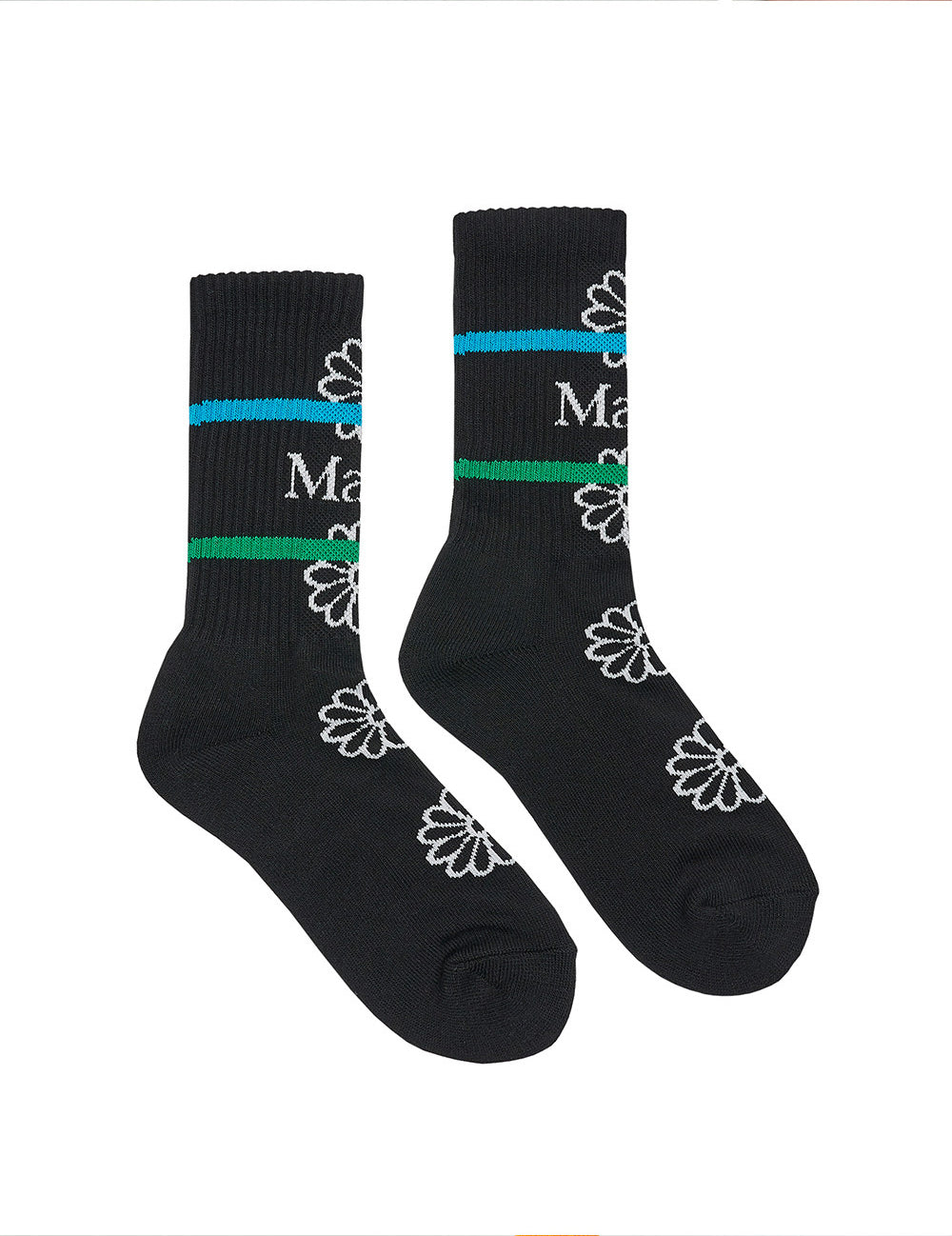 MARDI MERCREDI -  SOCKS FLOS EMOJI_BLACK