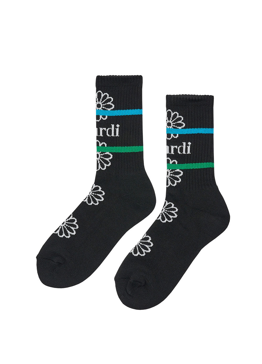 MARDI MERCREDI -  SOCKS FLOS EMOJI_BLACK