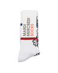 MARDI MERCREDI -  SOCKS FLOS EMOJI_WHITE