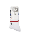 MARDI MERCREDI -  SOCKS FLOS EMOJI_WHITE