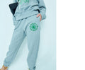 MARDI MERCREDI -  SWEAT PANTS MARCHE EMBLEM_GREY GREEN