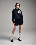 MARDI MERCREDI -  SWEATSHIRT CLOVERMARDI_BLACK CREAM