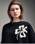 MARDI MERCREDI -  SWEATSHIRT CLOVERMARDI_BLACK CREAM