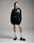 MARDI MERCREDI -  SWEATSHIRT CLOVERMARDI_BLACK CREAM