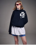 MARDI MERCREDI -  SWEATSHIRT CLOVERMARDI_NAVY WHITE