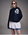 MARDI MERCREDI -  SWEATSHIRT CLOVERMARDI_NAVY WHITE