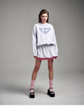 MARDI MERCREDI -  SWEATSHIRT GRAND ALUMNI CLASSIQUE_HEATHER BLUE