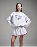 MARDI MERCREDI -  SWEATSHIRT GRAND ALUMNI CLASSIQUE_HEATHER BLUE