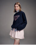 MARDI MERCREDI -  SWEATSHIRT GRAND ALUMNI CLASSIQUE_NAVY PINK