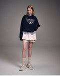 MARDI MERCREDI -  SWEATSHIRT GRAND ALUMNI CLASSIQUE_NAVY PINK