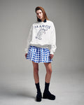 MARDI MERCREDI -  SWEATSHIRT SWING THE TAIL DDANJI_WHITE NAVY