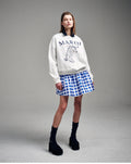 MARDI MERCREDI -  SWEATSHIRT SWING THE TAIL DDANJI_WHITE NAVY